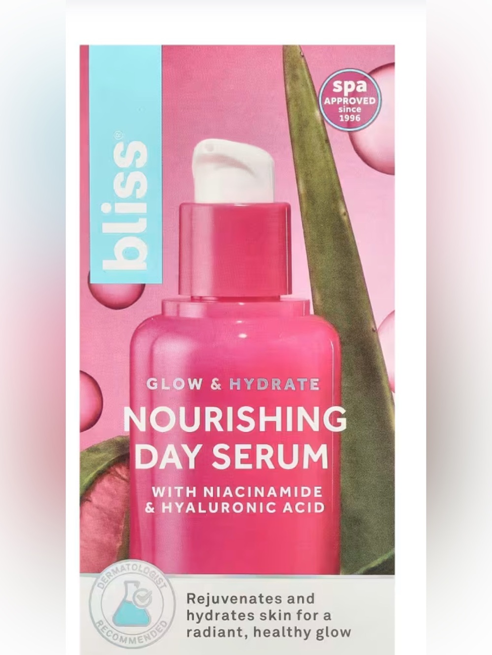Bliss Pink Glow & Hydrate Nourishing Day Serum